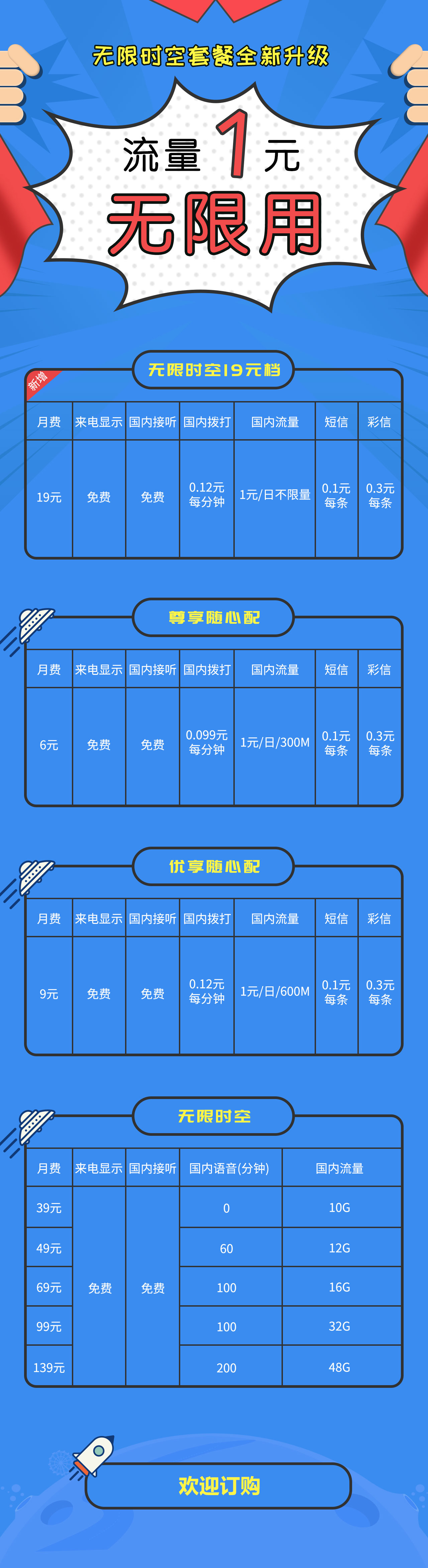 远特通信无限时空套餐全新升级